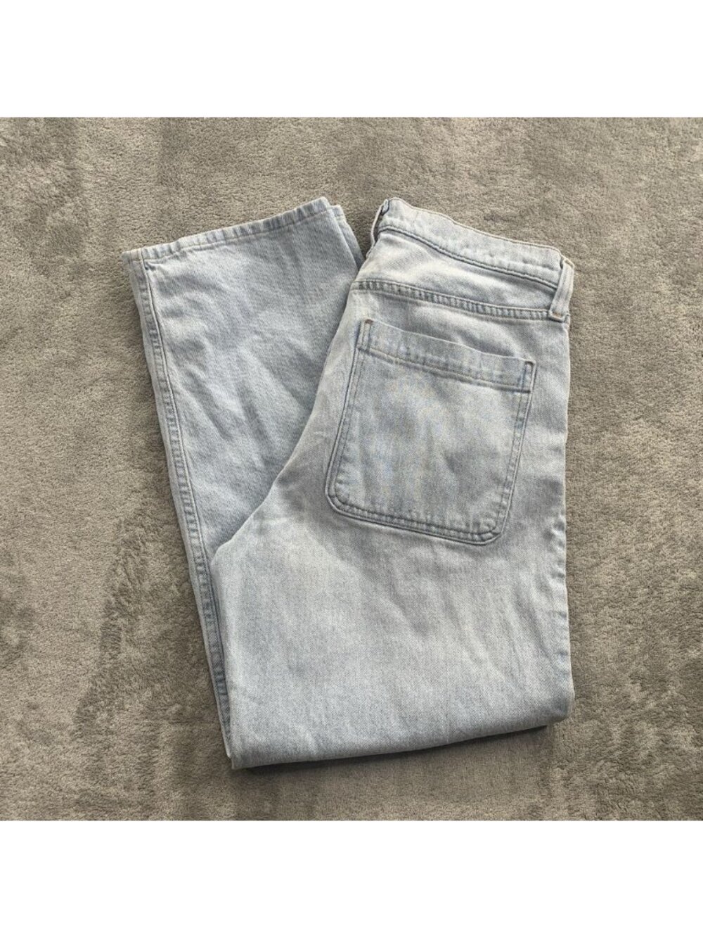 Hollister Baggy Jeans Mens 31x28” Blue Light Wash Denim Cotton Blend Casual